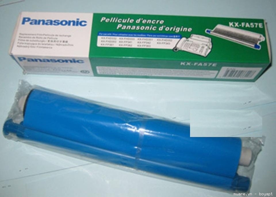 KX-FA57E Sử dụng cho Máy fax Panasonic KX-FHD 332/ 333/ 351/ 352/ 353/ KX-FP 341/ 342/ 343/ 361/ 362/ 363/ 372/ 711/ 701/ KX-FM386/ 387