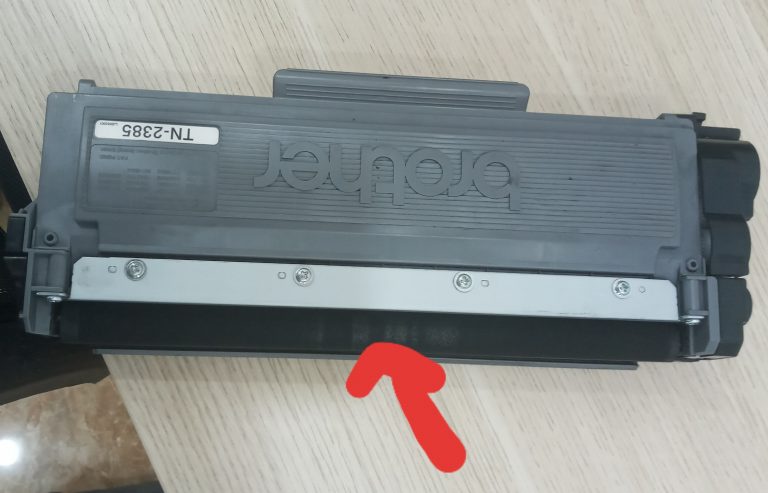 sửa máy in brother in mờ