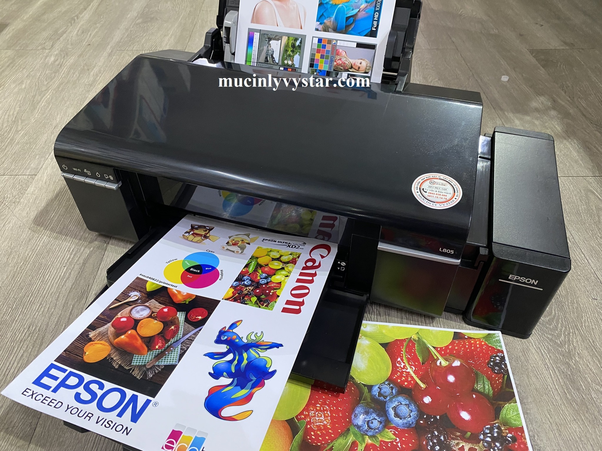 máy in phun màu epson l805