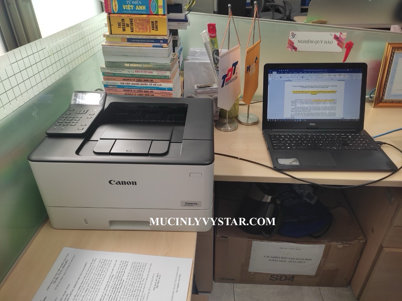 Máy in laser đen trắng Canon LBP243Dw chính hãng