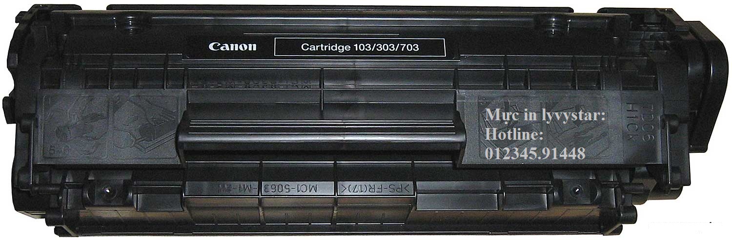 Hộp mực(Cartridge ) Canon EP 103/303/703 sử dụng dùng cho máy in Canon 2900/3000/hp1020/hp1010
