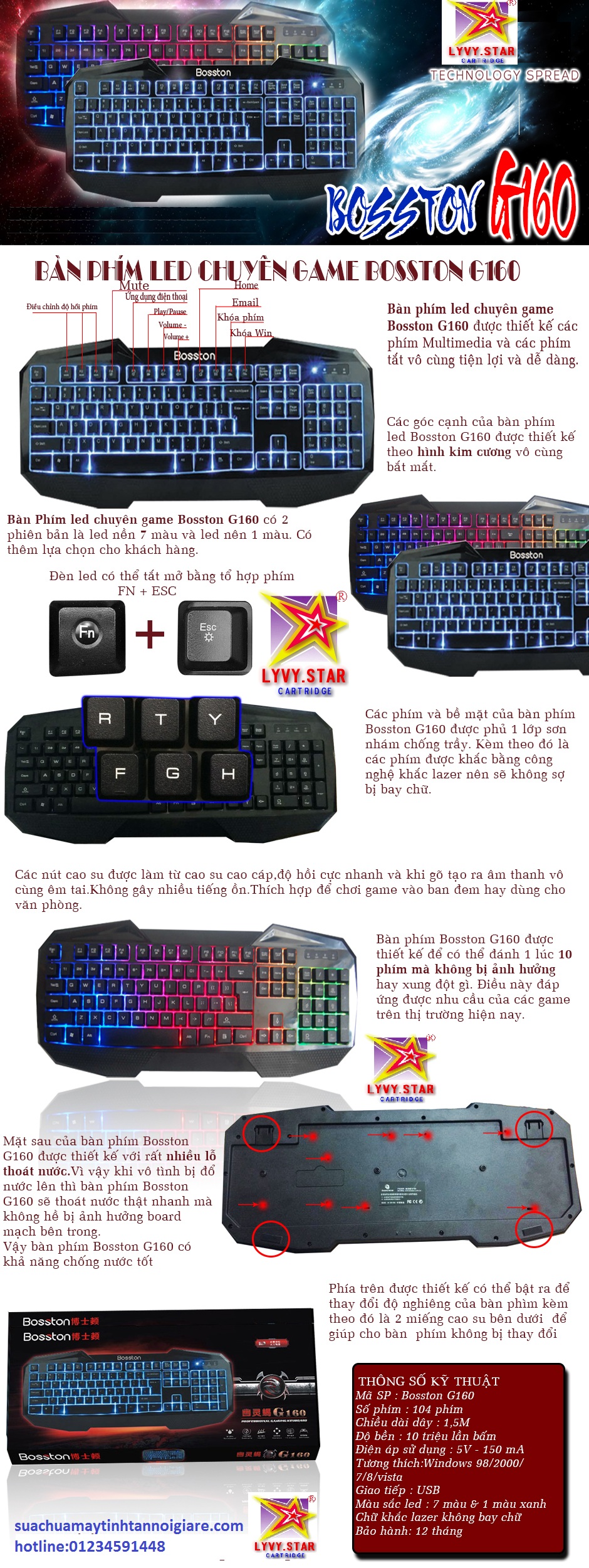 Bosston G160-lyvystar