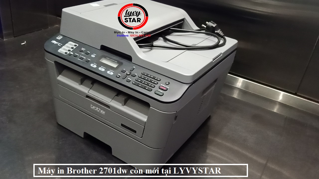 máy in laser trắng đen BROTHER MFC-L2701DW