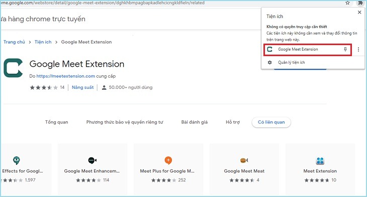 cách cài đặt google meet học trực tuyến