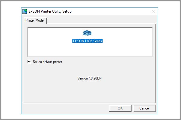 máy in phun màu epson L805