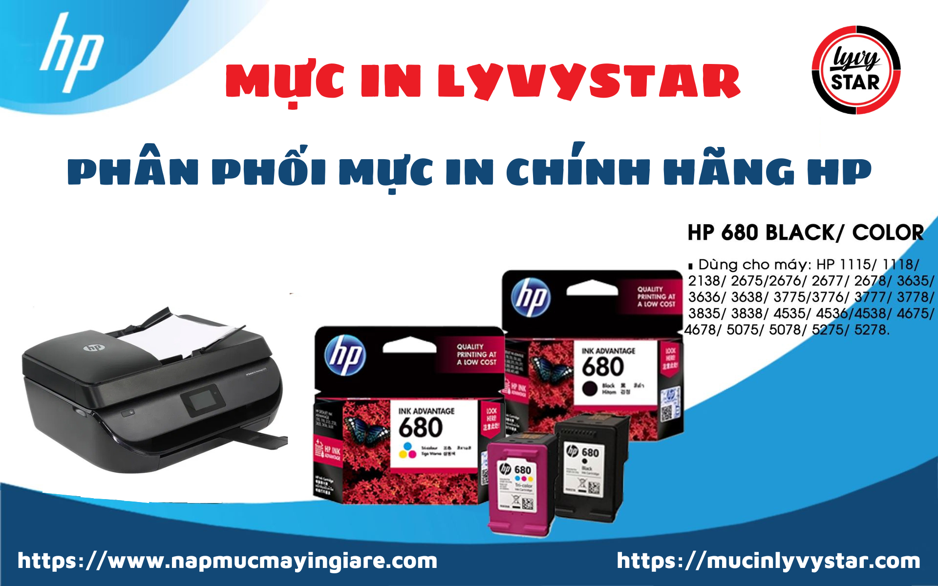 cung cấp mực in chính hãng HP