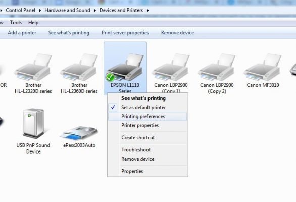 sửa máy in phun màu epson
