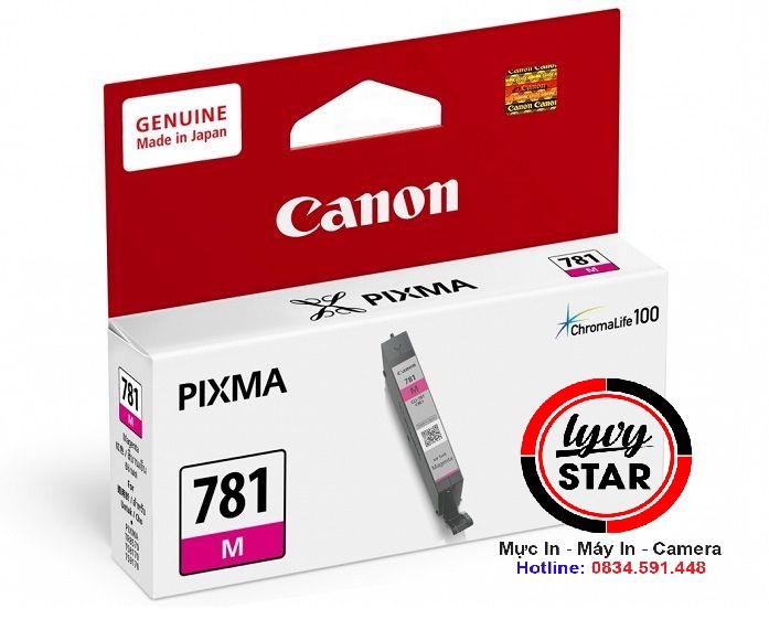 Mực in Canon CLI-781M Magenta Ink Tank (CLI-781M) chính hãng