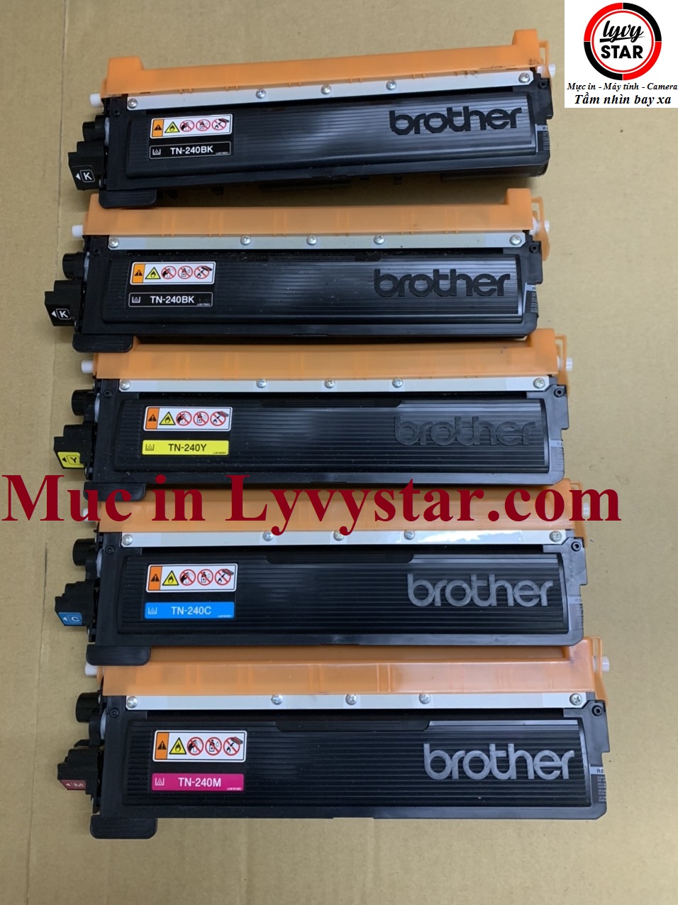 Mực in Brother TN-240 Black Toner Cartridge (TN-240BK)Mực in