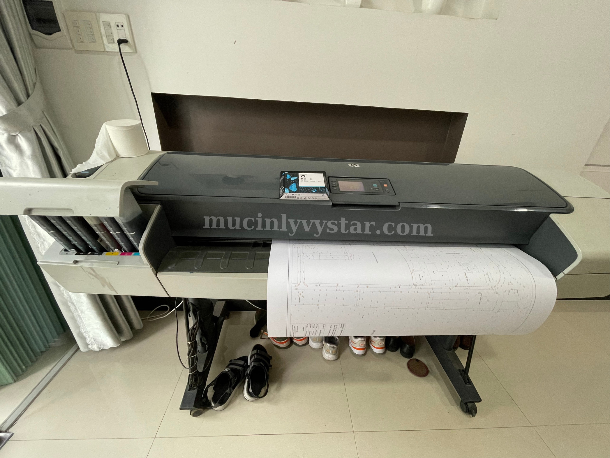 máy in sơ đồ HP T1100