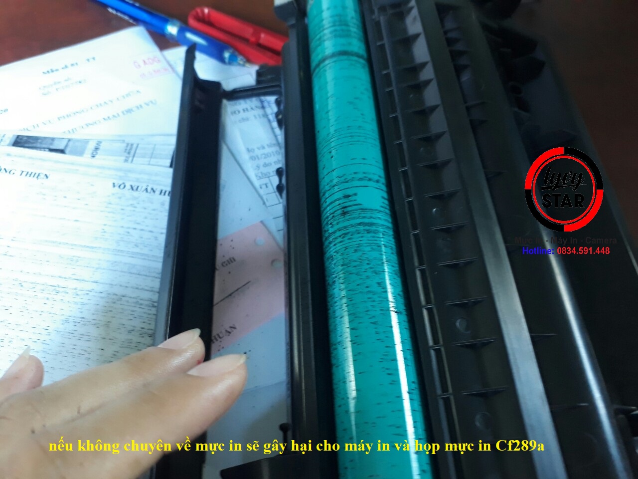 nhận bom mực cho hop muc 89A