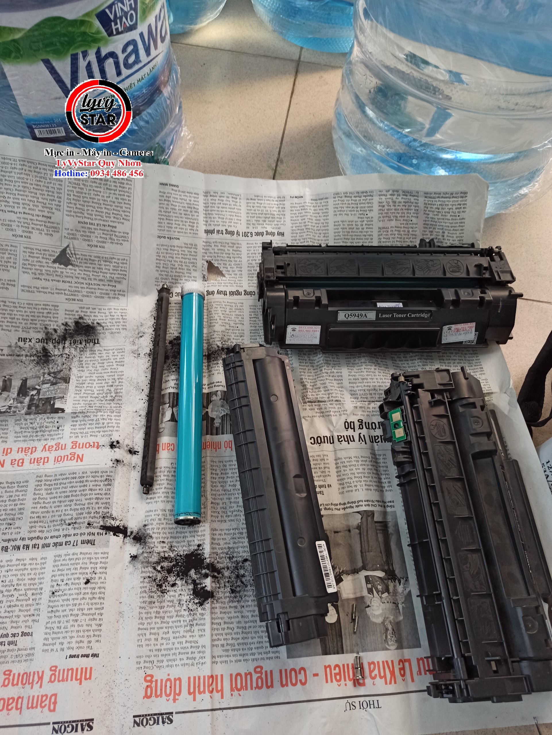 nạp mực máy in hp giá rẻ