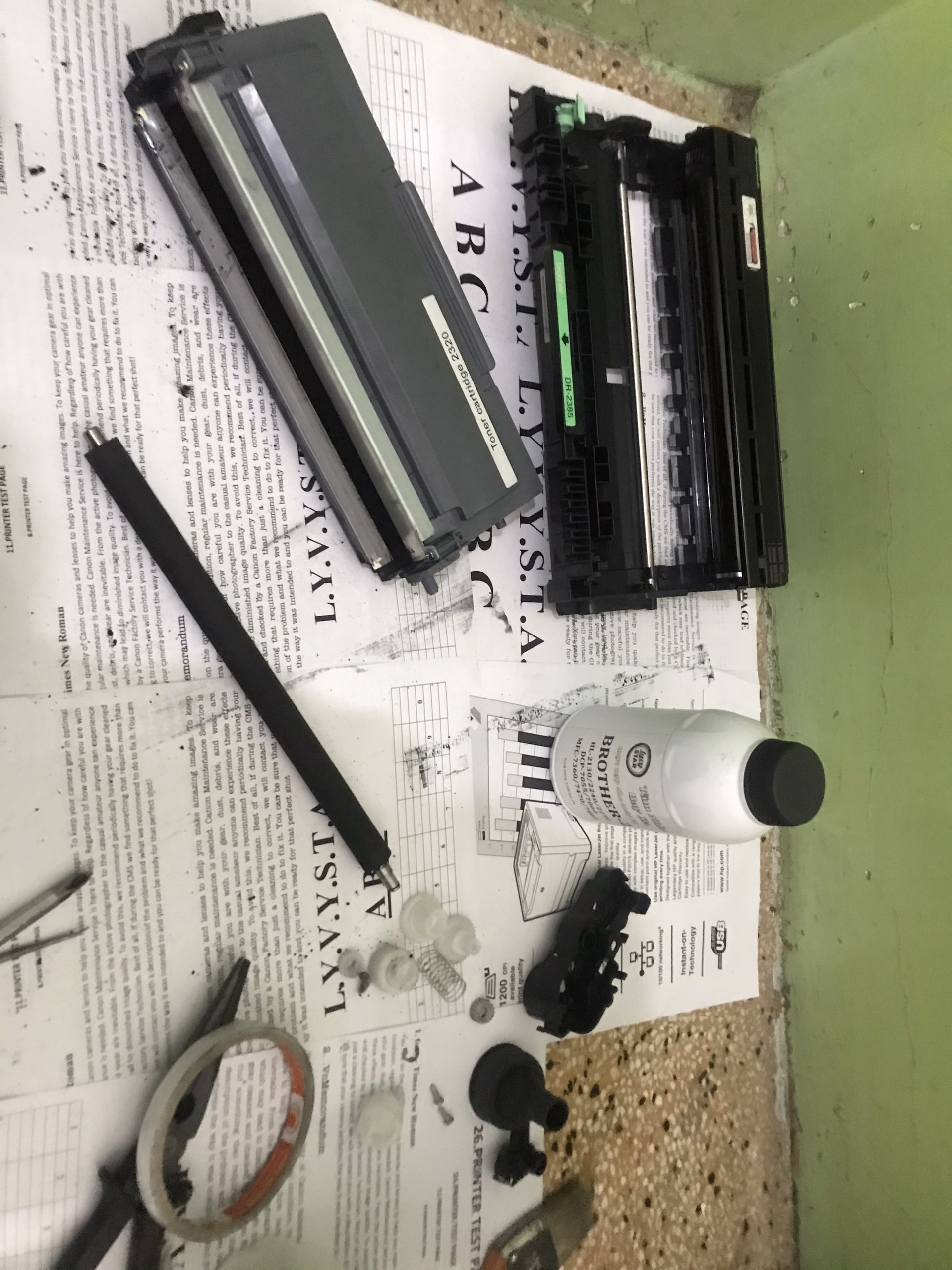 bơm mực máy in brother tại quy nhơn