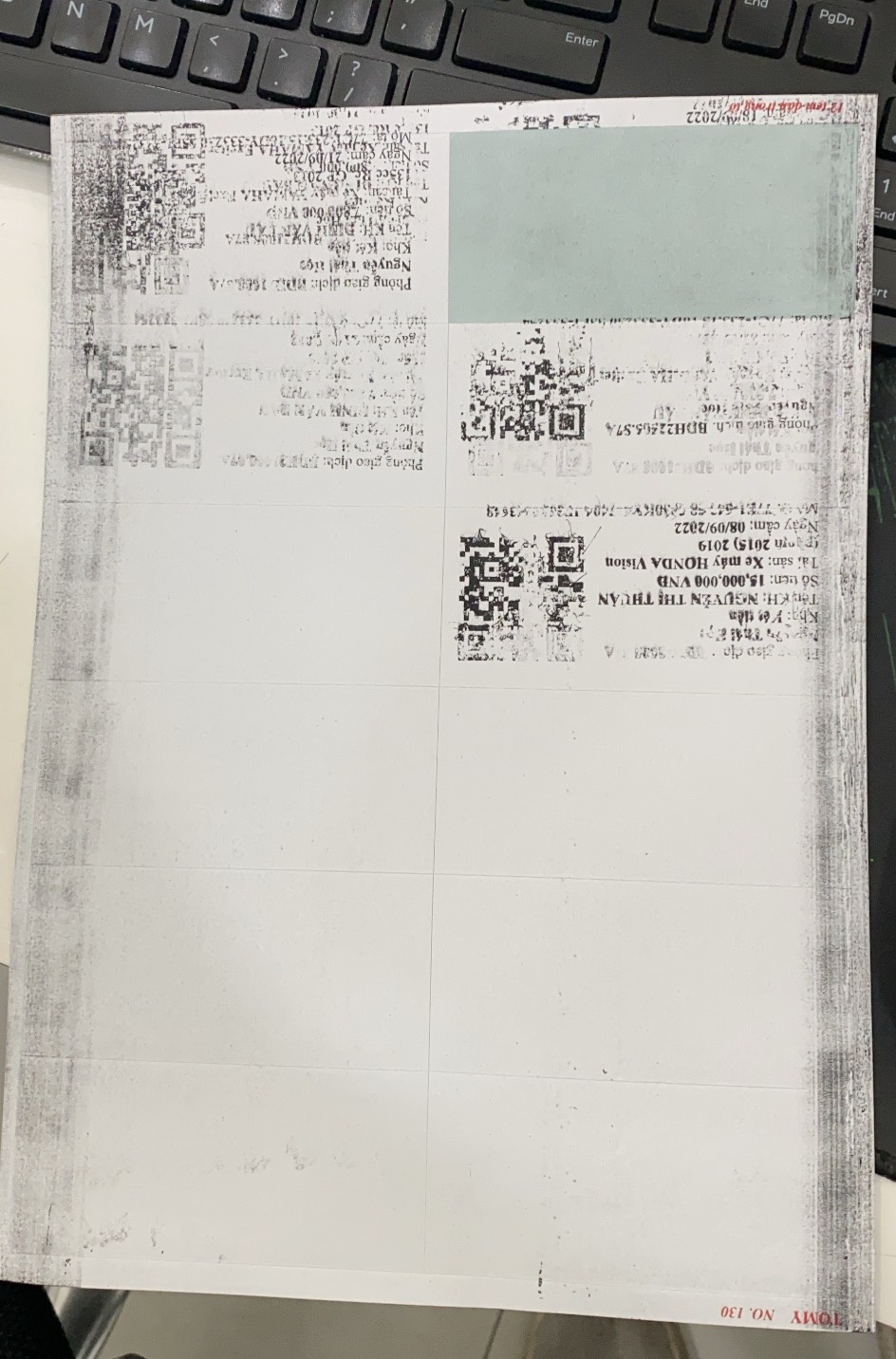 sửa máy in lặp chữ - bong tróc chữ