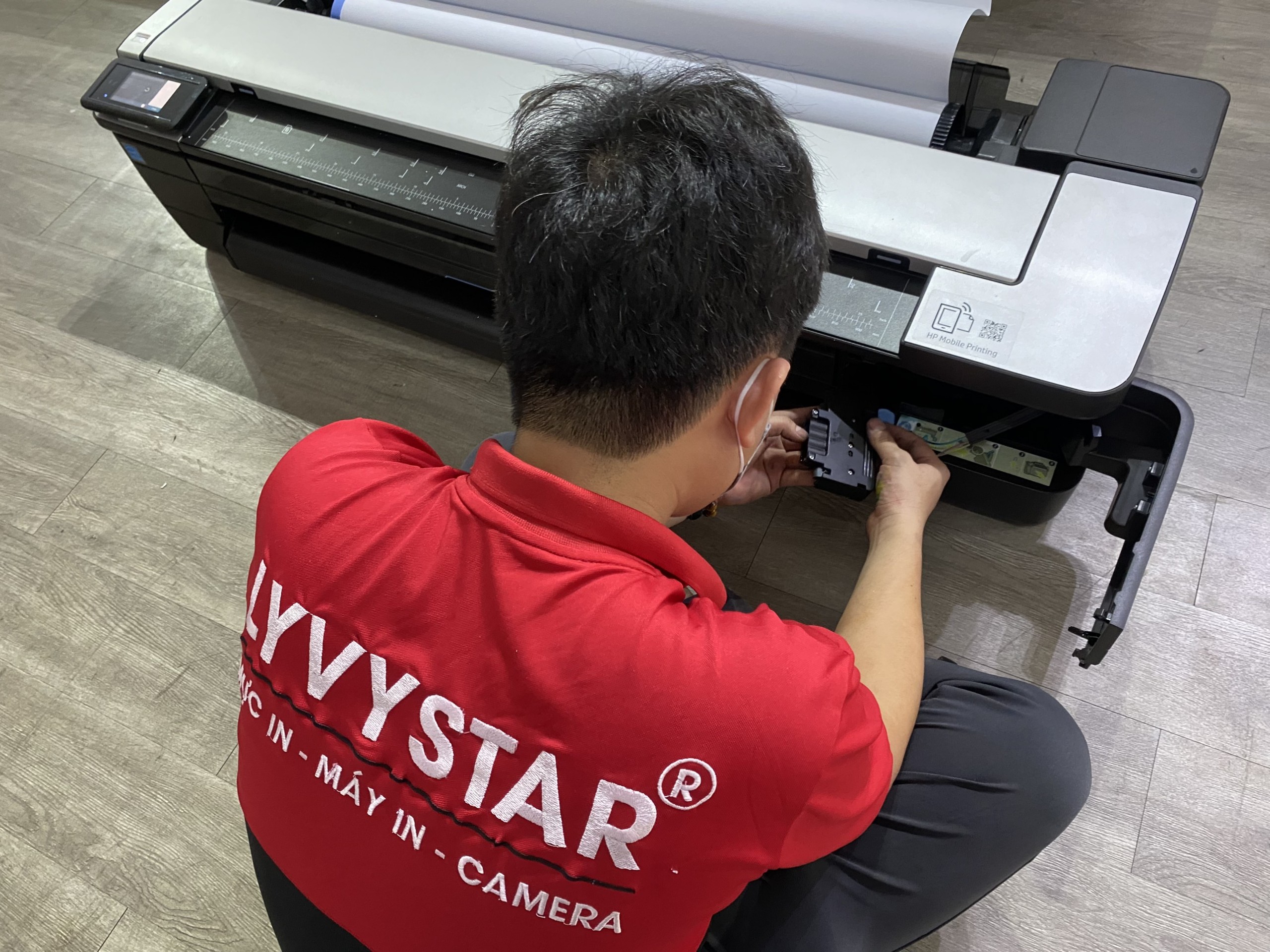 sửa máy in khổ lớn HP T830 - T730