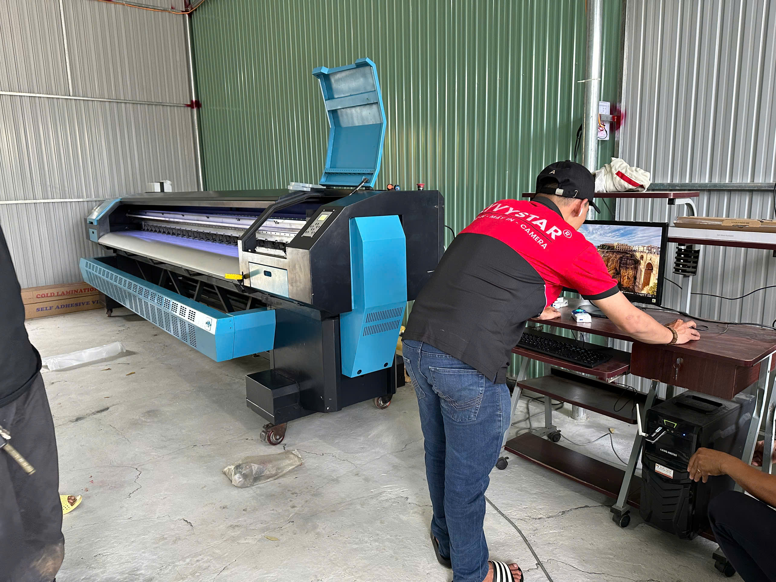 thu mua máy in bạt khổ lớn tại bình định