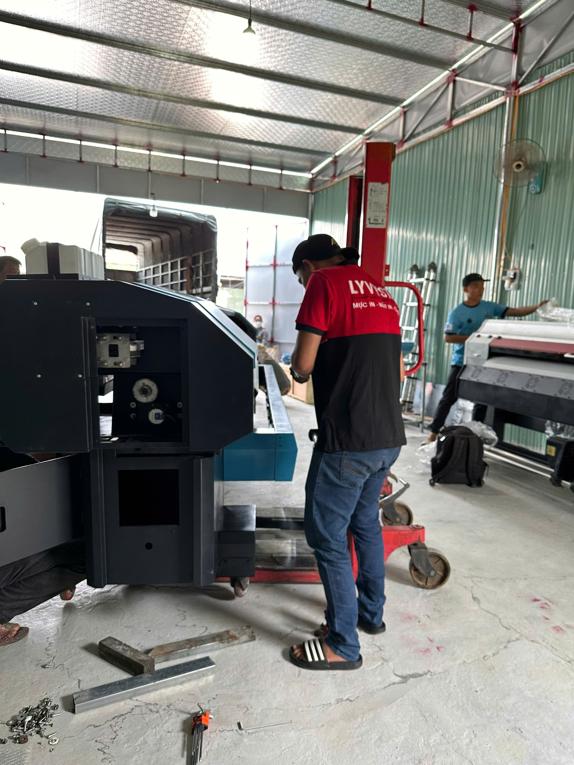 thu mua máy in bạt khổ lớn tại bình định