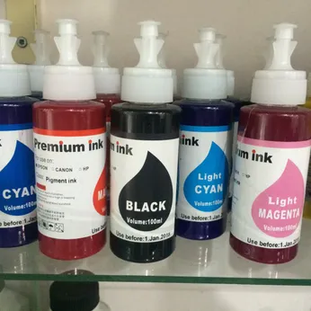 Mực In Lyvystar - Bán mực dầu 100ml & mực dầu 1 lít sử dụng cho giấy in ảnh,giấy in decal không phai màu,không lem khi in trên giấy decal tại quận 1,quận 3,quận tan bình,bình tân,quận 6,quận 7,quận 8,quận 10,quận 11 sài gòn.