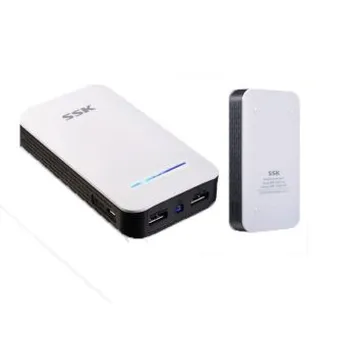 SSK PORTABLE POWER BANK SRBC519 - Pin sạc / 11000MAH (Trắng)