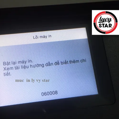 Bo điều khiển nhận mực của máy in Epson C5290 báo lỗi 060008 tại HCM.