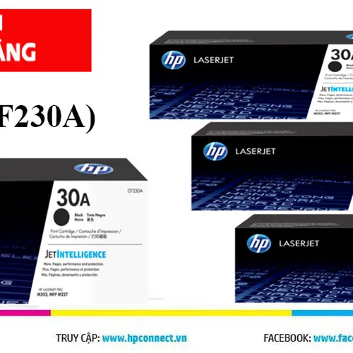 Mực in Laser đen trắng [[HP 30A Cartridge (CF230A)]] sử dụng cho máy in HP M203dn/ M203dw/ M227sdn/ M227fdw tại quận 1,quận 3,quận tân bình,quận 6,quận 7,quận bình tân,quận 5,quận 11 sài gòn.