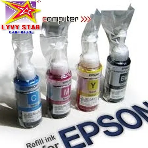 Mực nước in Phun màu  Epson  t50,t60,L800,T6641 - Màu đen - Dùng cho L100, L110, L120, L200, L210, L220, L300 L310, L350, L355, L365, L550, L555, L650, L1300