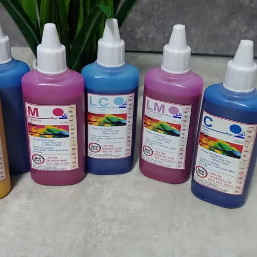 Mực Pigment UV (mực dầu) sử dụng cho máy in màu tại Quy Nhơn - Bình Định
