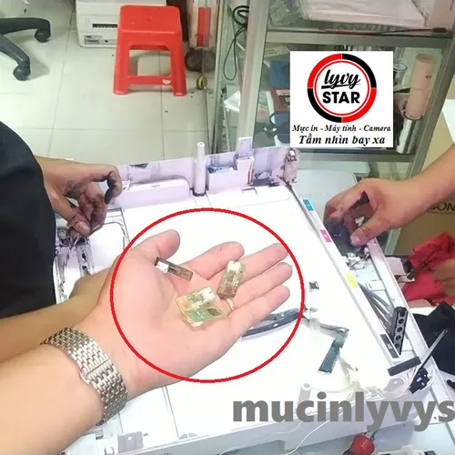 Sensor mực thải của C5290/C5210 khi báo lỗi  034841 giá rẻ HCM