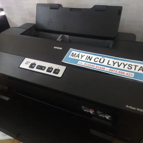 Thanh lý và bán máy in màu A3 epson 1430w  gắn hệ thống liên tục ra bên ngoài in nhiều tại quận 6,tân bình,quận 1 bùi thị xuân.