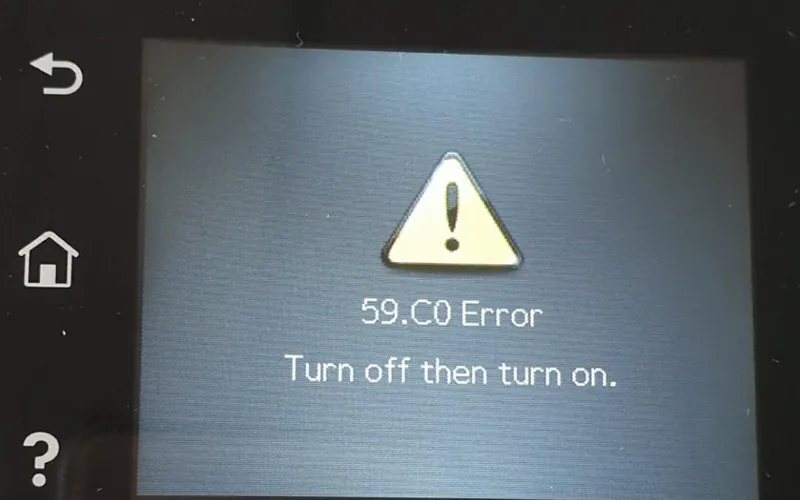 Sửa chữa máy in HP - Canon báo lỗi 59.C0 giá rẻ tại Quy Nhơn - Bình Định