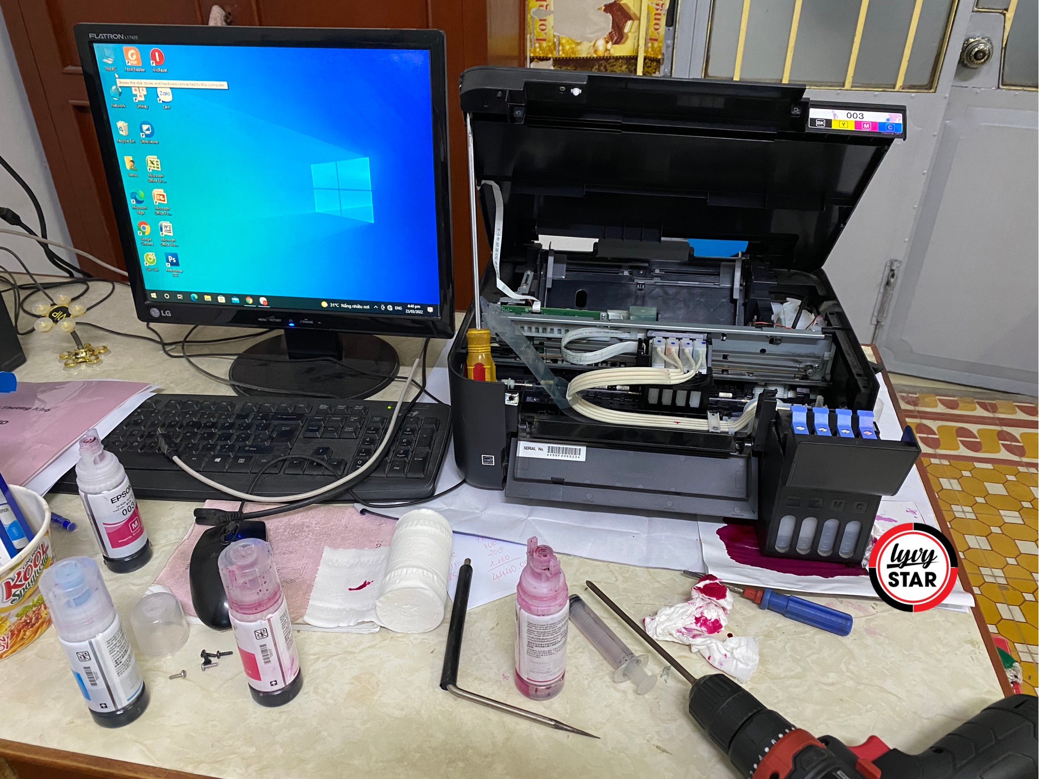 dịch vụ sửa máy in uy tín tại Quy Nhơn - Gia Lai