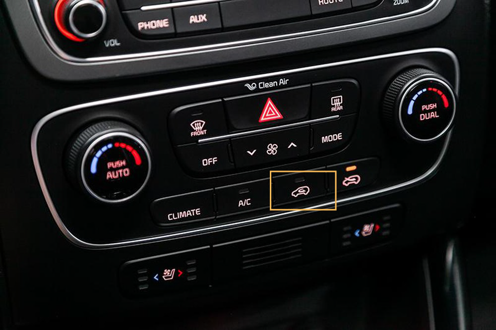 sự khác nhau giữa lấy gió trong và lấy gió ngoài ô tô