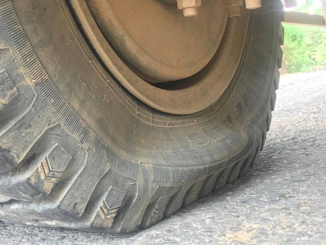 lốp non hơi tác động xấu đến tuổi thọ