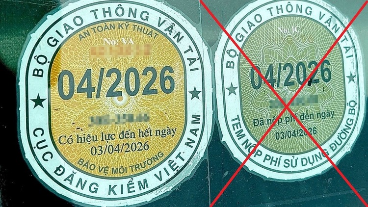 Bỏ dán tem thu phí đường bộ trên kính ô tô khi đăng kiểm