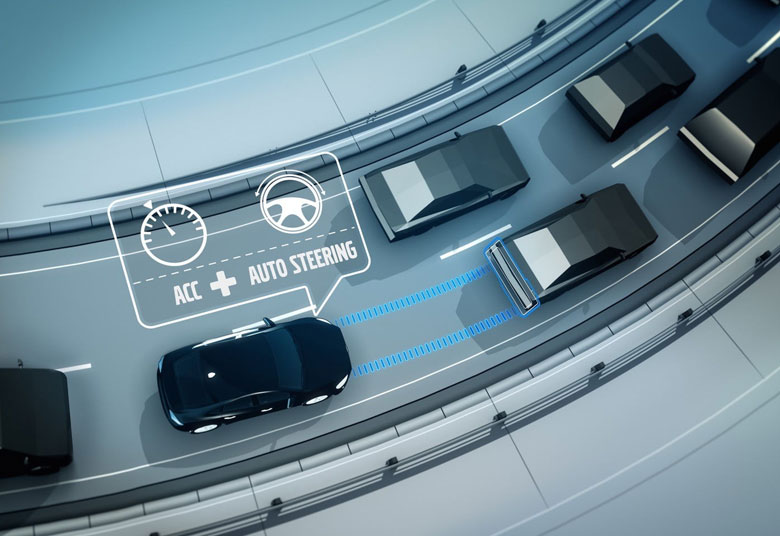 ô tô chạy lệch làn đường