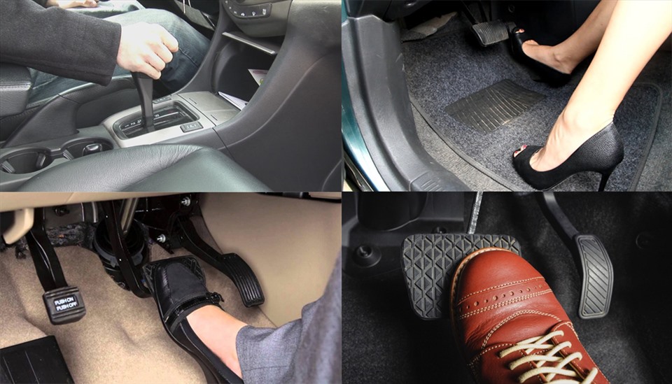 Vì sao không nên dùng 2 chân khi lái xe số tự động?
