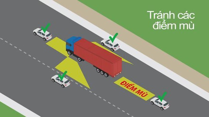 Làm gì khi gặp nhiều xe container trên đường?