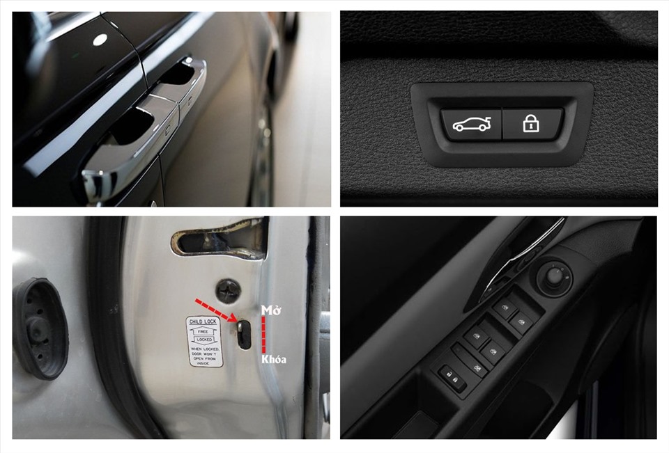 khóa an toàn xe ô tô