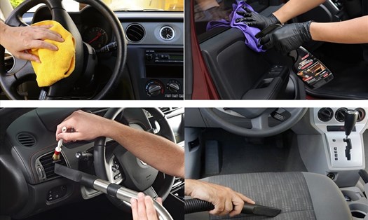 Làm sạch vô lăng đúng cách