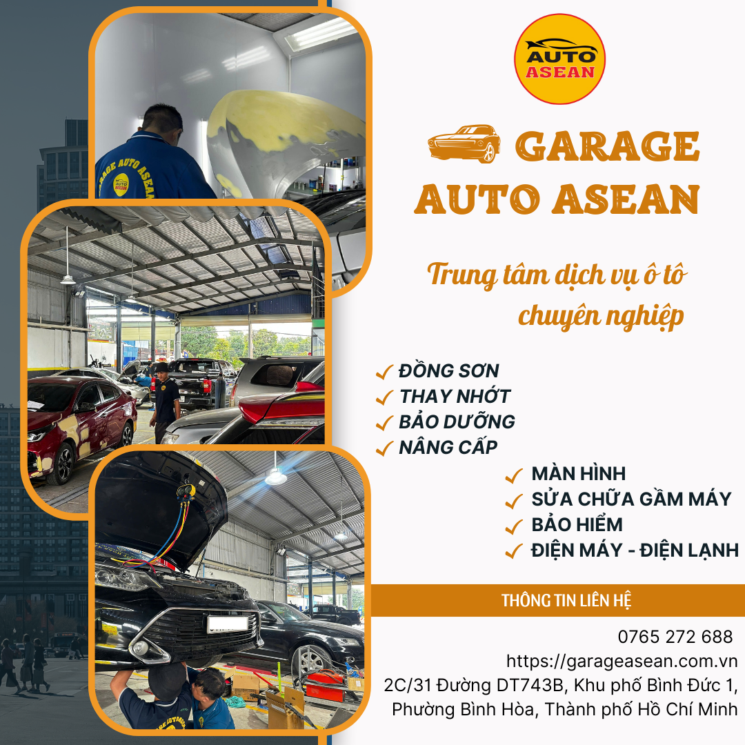 garage ô tô uy tín tại Bình Dương