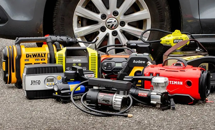 các loại bơm lốp ô tô dự phòng