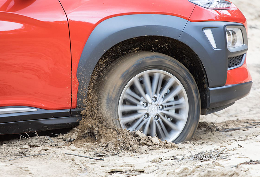 vượt đường lầy lội