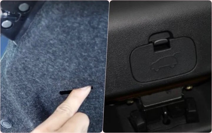 Lẫy mở cốp khẩn cấp