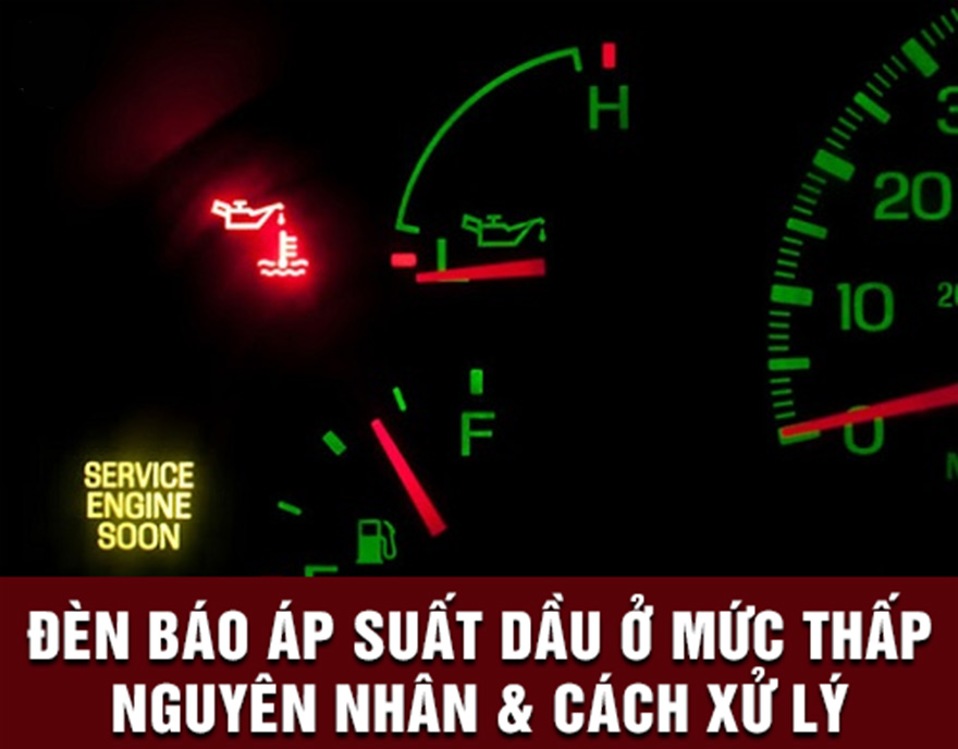 áp suất dầu ô tô thấp