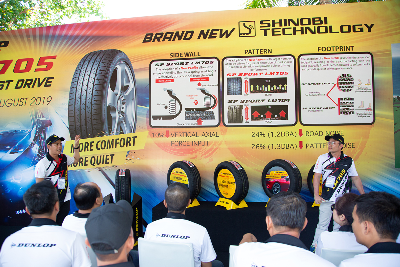 lốp ô tô Dunlop của nước nào sản xuất?