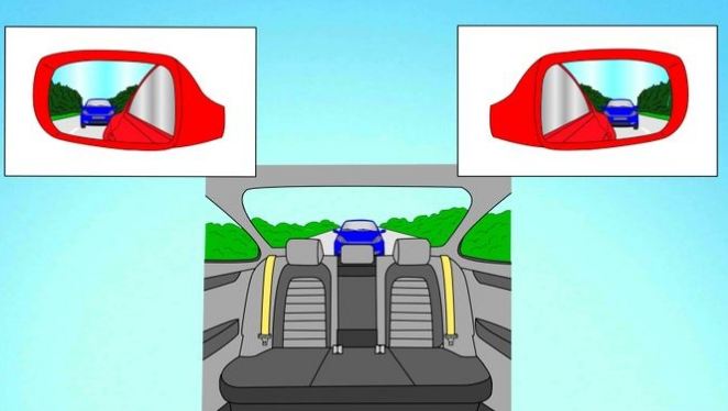 chỉnh gương ô tô hợp lý