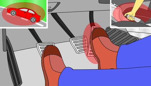 phanh xe ô tô đúng cách