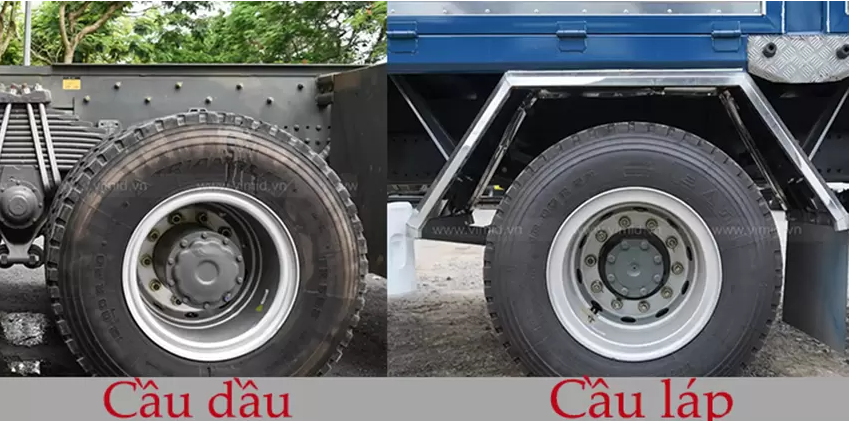 sự khác biệt giữa cầu láp và cầu dầu