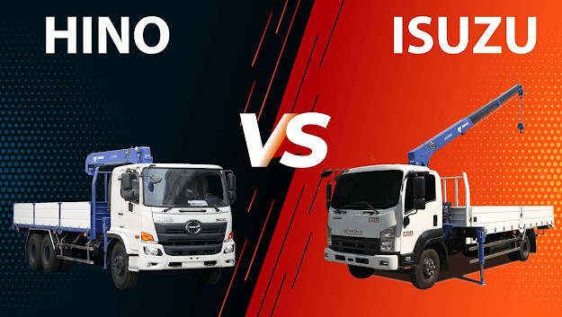 So sánh 2 dòng xe tải của Isuzu và Hino