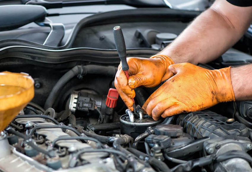 Xe ô tô có mùi xăng sống